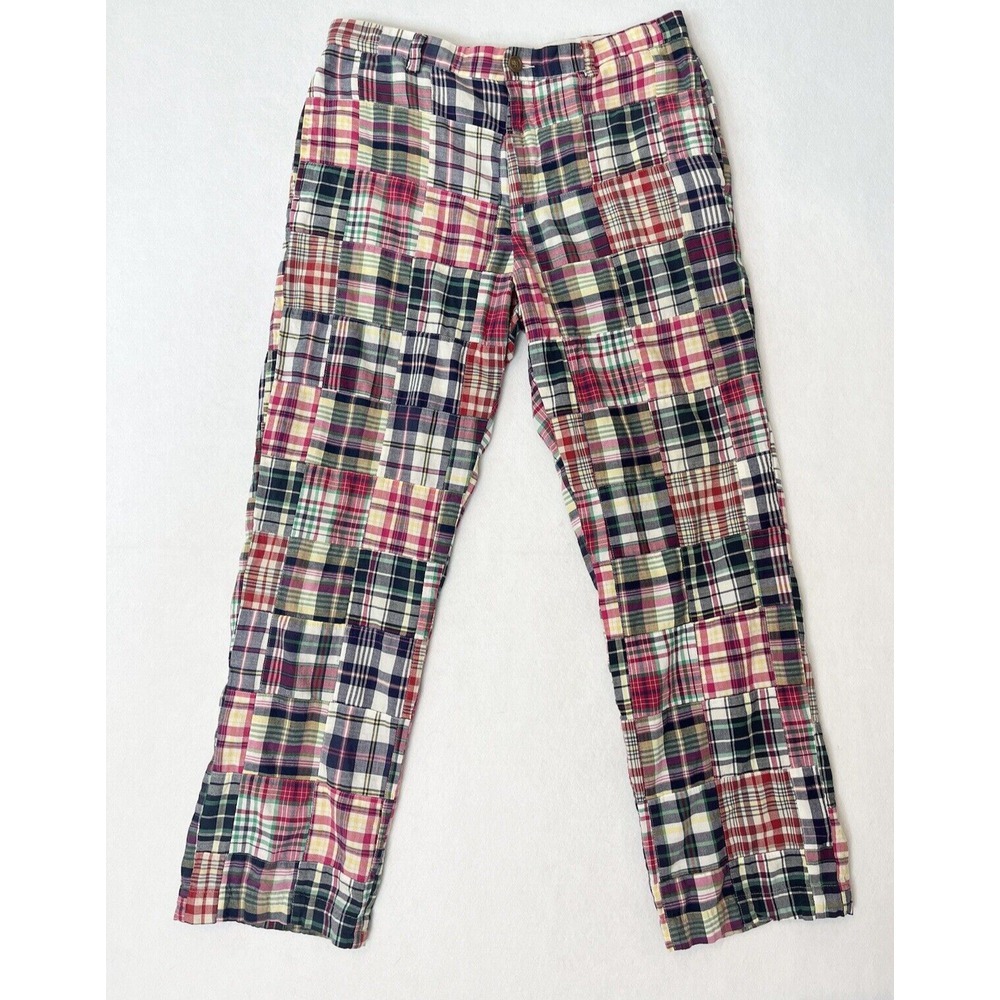 J. Crew Colorful Plaid Chinos